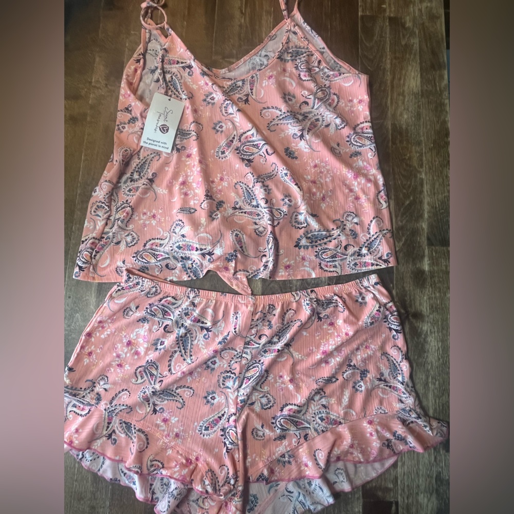 Floral Paisley Pink Set (2)